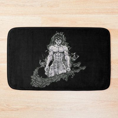 Baki Hanma The Grappler Logo For Otaku, Gym And Fitness For Training In All Products Bath Mat Official Baki Merch Merch