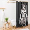 Baki Hanma The Grappler Fighter Design Logo Shower Curtain Official Baki Merch Merch