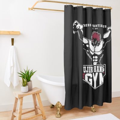 Baki The Grappler - Yujiro Hanma’S Gym Shower Curtain Official Baki Merch Merch