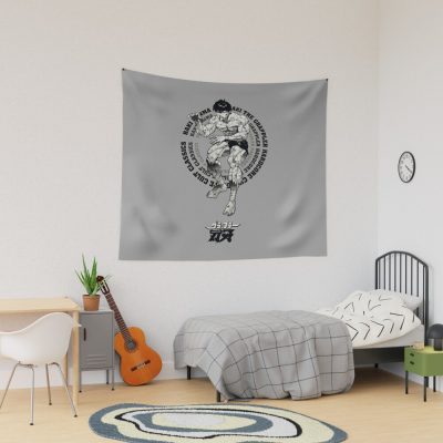 Baki Hanma The Grappler Design Logo Tapestry Official Baki Merch Merch