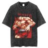 90s Japanese Anime Grappler Baki Kyokudai Taikai T Shirt Men Harajuku Manga Graphic Vintage Washed T.jpg 640x640 - Baki Merch