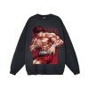 Anime Baki Hanma Washed Sweatshirt Vintage Unisex Crew Neck Sweaters Long Sleeve Harajuku Hip Hop Streetwear 5.jpg 640x640 5 - Baki Merch