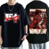 Anime Baki The Grappler Graphics Graphic Tshirt Manga Yujiro Hanma Casual Short Sleeve Cotton T shirts - Baki Merch