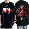 Anime Baki The Grappler Yujiro Hanma Graphic Print T Shirt Men Women Cotton Short Sleeves T - Baki Merch