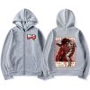 Anime Baki The Grappler Zipper Hoodie Manga Yujiro Hanma Cardigan Sweatshirt Streetwear Men s Pullovers Fleece 4 - Baki Merch