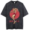 Anime Hanma Baki Acid Washed T Shirt 100 Cotton Shorts Hip Hop Tops Harajuku Graphic Printed 6.jpg 640x640 6 - Baki Merch