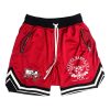 Anime Hanma Baki Mens Shorts Quick Dry Mesh Gym Shorts Breathable to Fitness Joggers Summer Basketball 4 - Baki Merch