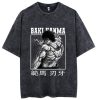 Baki Hanma Anime Washed T Shirts 100 Cotton Short Sleeves Unisex Tees Vintage Graphic Casual Streetwear 7.jpg 640x640 7 - Baki Merch