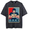 Baki Hanma Anime Washed T Shirts 100 Cotton Short Sleeves Unisex Tees Vintage Graphic Casual Streetwear.jpg 640x640 - Baki Merch