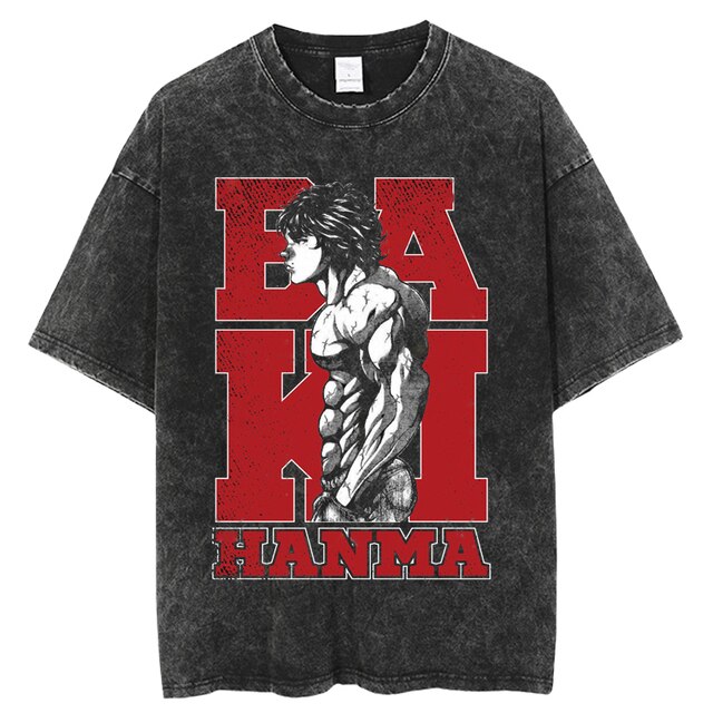Grappler Baki Kyokudai Taikai Anime T shirt Oversize Streetwear Short Sleeve Creative Printing Mens Clothing Vintage 10.jpg 640x640 10 - Baki Merch