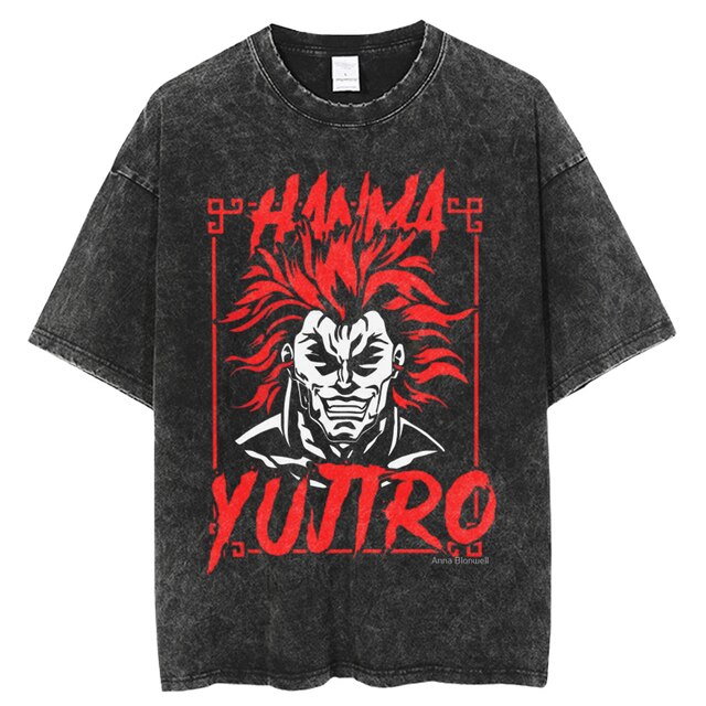 Grappler Baki Kyokudai Taikai Anime T shirt Oversize Streetwear Short Sleeve Creative Printing Mens Clothing Vintage 9.jpg 640x640 9 - Baki Merch