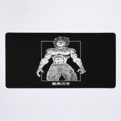 Baki Hanma The Grappler Logo For Otaku, Gym And Fitness For Training In All Products Mouse Pad Official Cow Anime Merch