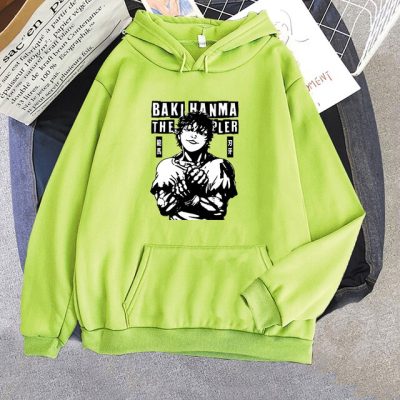 Japanese Anime Baki Hanma Graphic Hoodies - Baki Merch