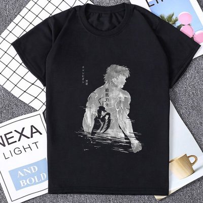 Short Sleeve Fighting Animation Baki T Shirt - Baki Merch